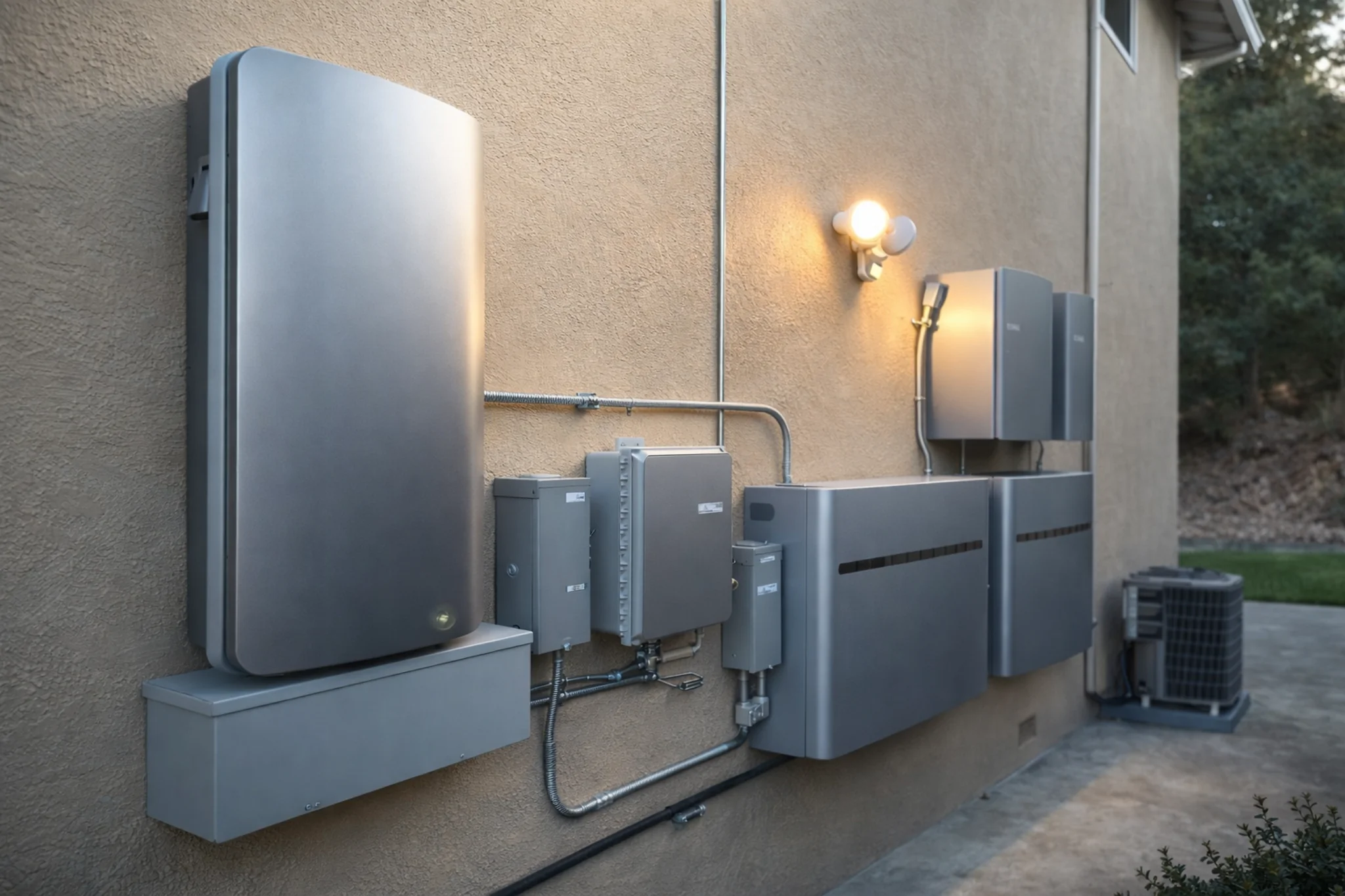 A diagram of a whole-home Wi-Fi network connecting various smart devices in a house
